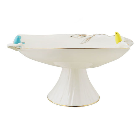 Angela Bird Fruit Serving Bowl with Base, Ideal For Desserts, Fruits, Snacks & Table Decor, BRD300 - Image 2