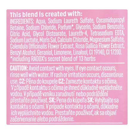 Radox Feel Blissful Bath Soak, Blended With Minerals, Herbs, Calendula & Rose, 500ml - Image 3