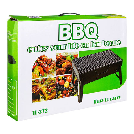 AJF Barbecue/BBQ Grill, 17.32 X 12.01 X 2.95 Inches, Portable, Easy To Carry & Clean, Ideal For Camping, TL-372 - Image 4