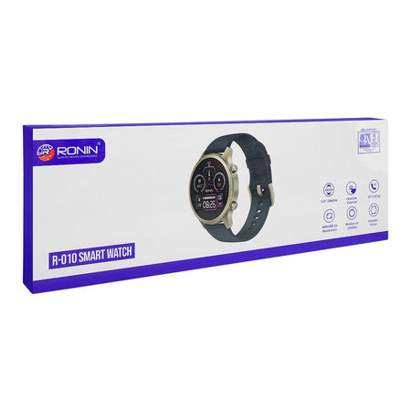 Ronin R-010 Smart Watch, 1.43" Always On Amoled Display, Niokel Dial With Teal Strap +1 Free Black Silicon Strap - Image 2