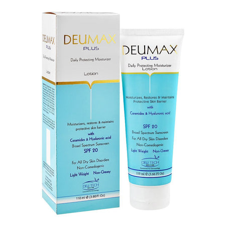Deu Tech Deumax Plus Lotion, Ceramides, Hyaluronic Acid, SPF20, For Dry Skin, 110ml - Main Image