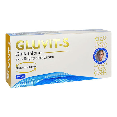 Gluvit's Glutathione Skin Brightening Cream With Retinol & Niacinamide, Revive Your Skin, 30g - Main Image