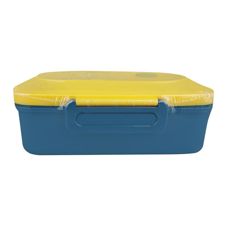 Pompompurin Plastic Lunch Box, 3 Compartments, Spoon & Fork, 1100ml, Yellow, 7.3in (H) x 45.3in (W) x 2.2in (D), Tq-158 - Image 3