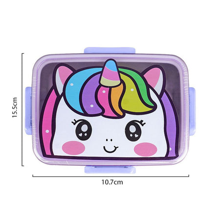 Stainless Steel Lunch Box, 600ml, Pink, 6.1in (H) x 4.2in (W) x 1.8in (D), 2531G - Image 5