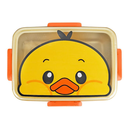 Stainless Steel Lunch Box, 600ml, Yellow, 6.1in (H) x 4.1in (W) x 1.8in (D), 2531G - Image 2