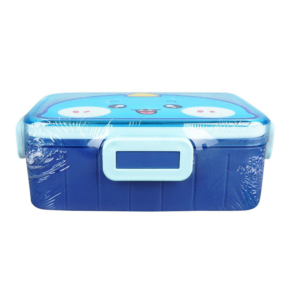 Stainless Steel Lunch Box, 600ml, Blue, 6.1in (H) x 4.2in (W) x 2in (D), 2531G - Image 3