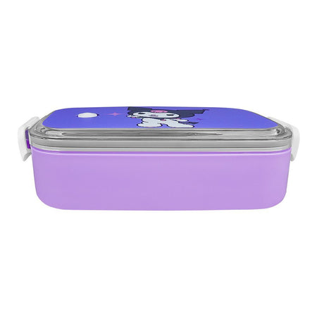 Kuromi Stainless Steel Seal Insulated Lunch Box, Purple, 6.3in (H) x 3in (W) x 2in (D), Tq29-29 - Image 4
