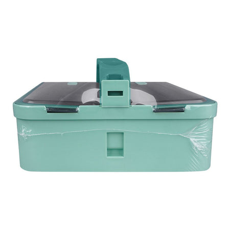 Stainless Steel Lunch Box, 2 Compartments, 1100ml, Sea Green, 6.3in (H) x 7.1in (W) x 2.4in (D), Yk-117 - Image 2