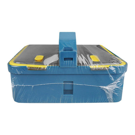 Stainless Steel Lunch Box, 2 Compartments, 1100ml, Dark Blue, 7.1in (H) x 6.5in (W) x 2.4in (D), Yk-117 - Image 2