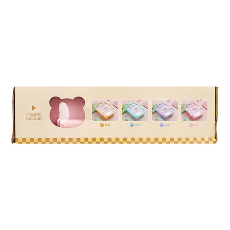 Stainless Steel Lunch Box, 2 Compartments & Cutlery, 850ml, Peach, 7.3in (H) x 4.9in (W) x 2in (D), 7087 - Image 6