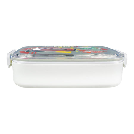 Car Stainless Steel Lunch Box, White, 6.3in (H) x 3.1in (W) x 1.8in (D), 0030-K2 - Image 4