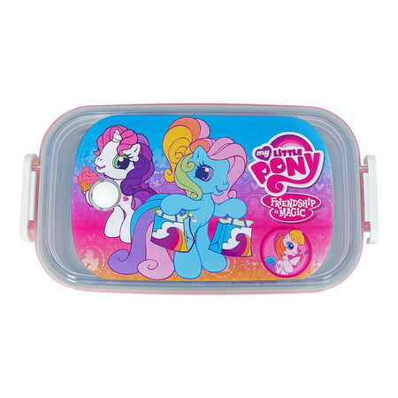 My Little Pony Stainless Steel Lunch Box, Pink, 6.7in (H) x 3.1in (W) x 2in (D), 0030-K2 - Image 2