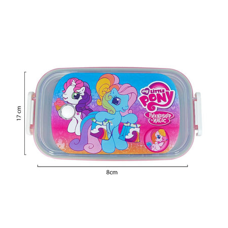 My Little Pony Stainless Steel Lunch Box, Pink, 6.7in (H) x 3.1in (W) x 2in (D), 0030-K2 - Image 3