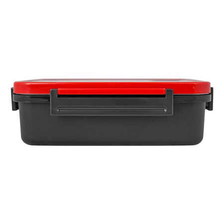 Stainless Steel Lunch Box, 2 Compartments, 1200ml, Black, 6.5in (H) x 4.1in (W) x 2in (D), Yc90101 - Image 3
