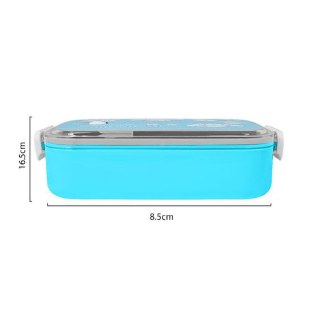 Cinnamoroll Plastic Lunch Box, Sky Blue, 6.5in (H) x 3.3in (W) x 1.6in (D), Tq29-3 - Image 3