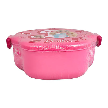 Barbie Plastic Lunch Box, Tea Pink, 3.3in (H) x 3.1in (W) x 2in (D), Tq-Fh1 - Image 2