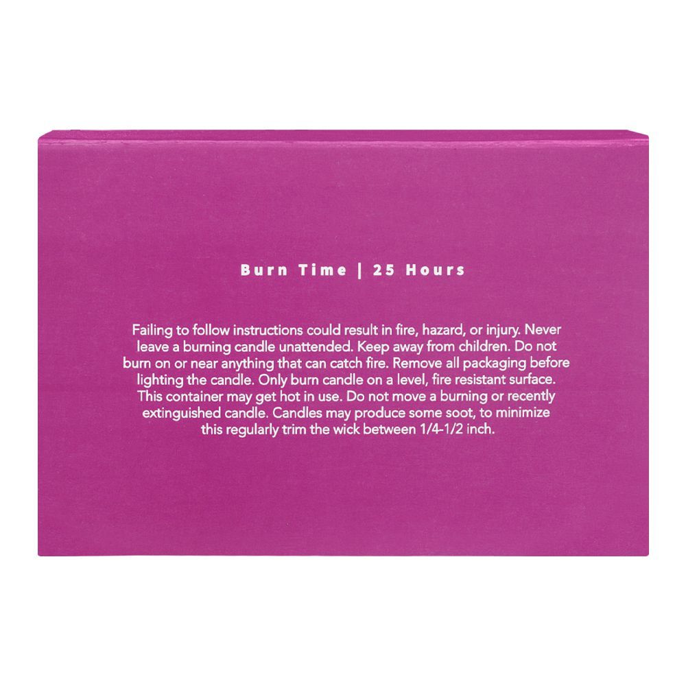 Litt & Co Pink Rose Fragranced Candle, Cotton Wick Candle, Burn Time 25 Hours - Image 3