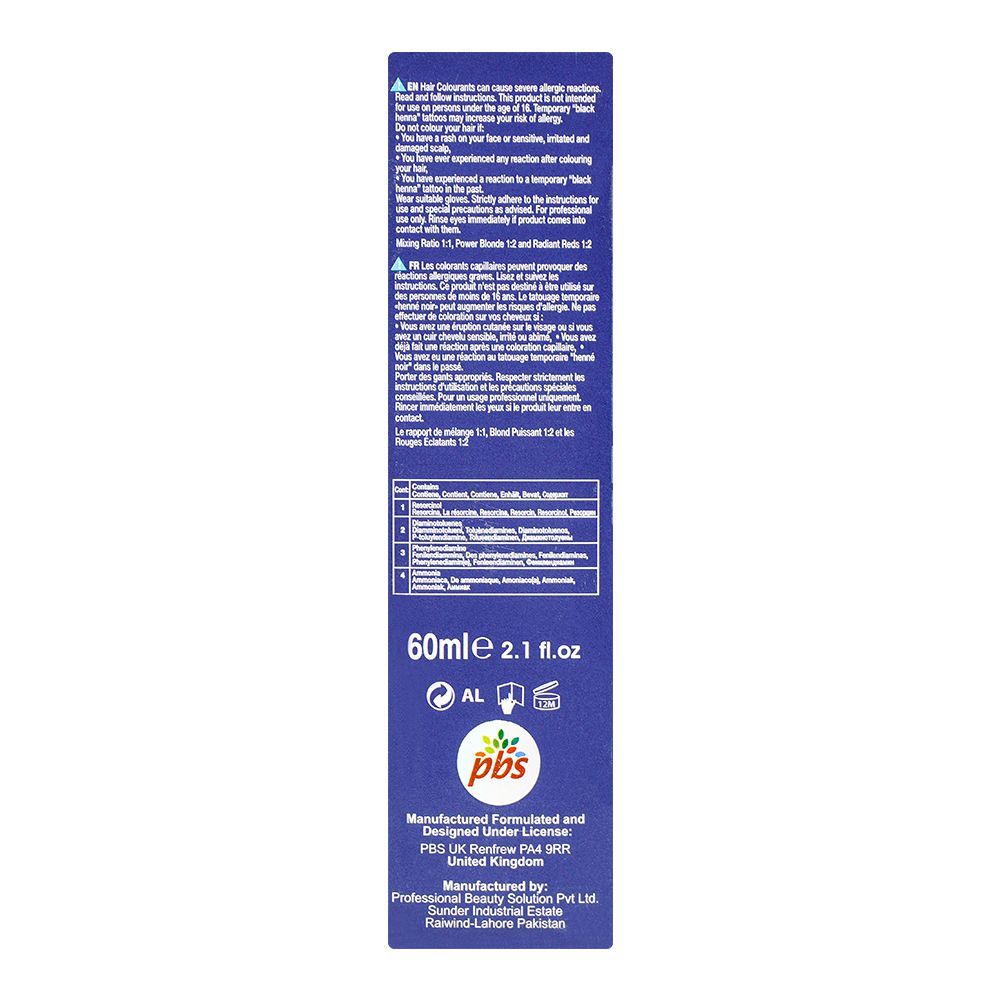 Eazicolor Permanent Hair Color, Chroma Technology With Omega-9, 60ml, 6.35 Dark Chestnut Blonde - Image 2