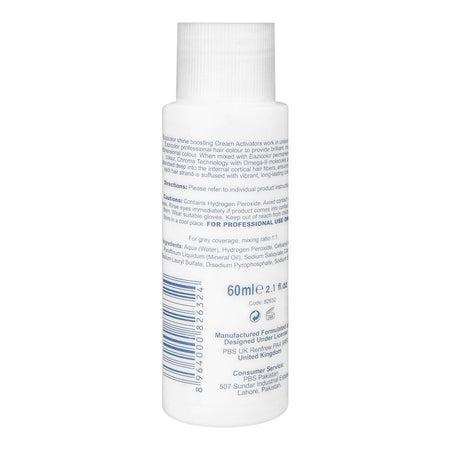 Eazicolor Cream Developer, 6% Cream Activator, 20 Volume, 60ml - Image 2
