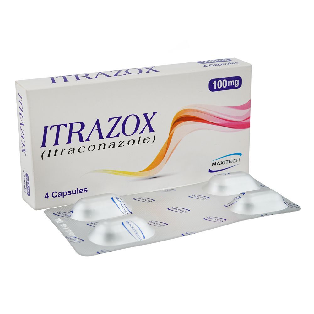 Itrazox 100mg Capsules, Box - Main Image