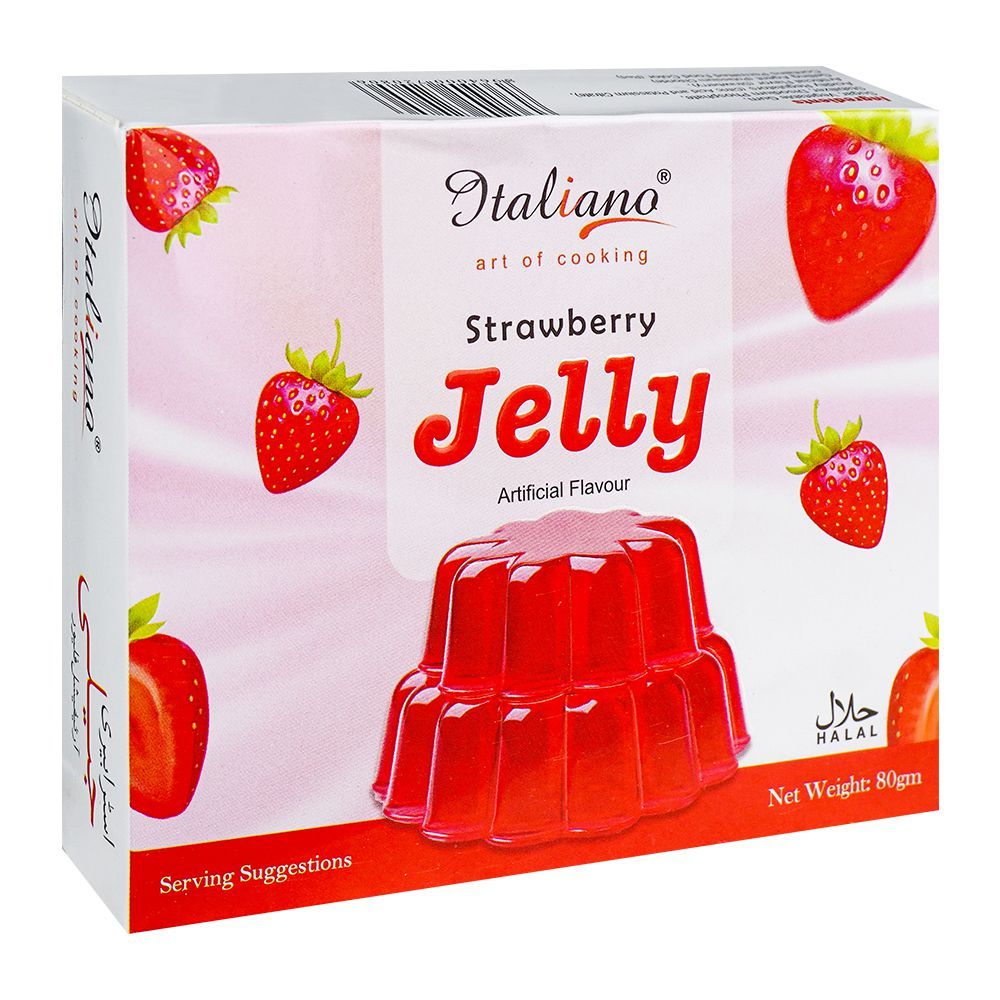 Italiano Strawberry Jelly Powder, 80g - Main Image