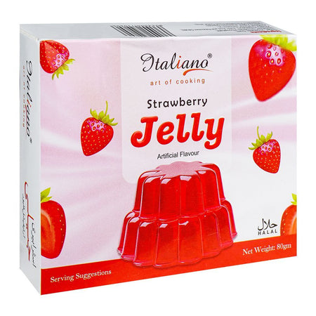 Italiano Strawberry Jelly Powder, 80g - Main Image