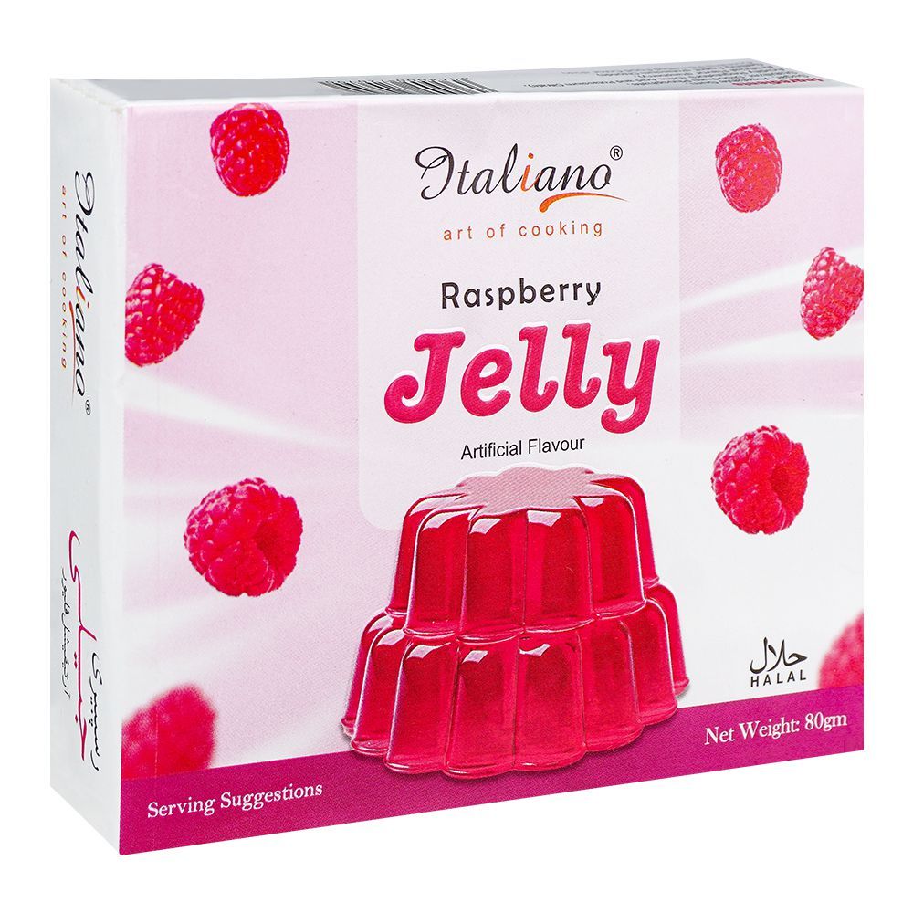 Italiano Raspberry Jelly Powder, 80g - Main Image