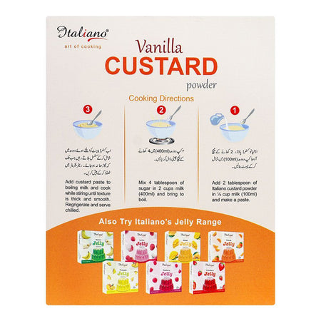 Italiano Vanilla Custard Powder, 275g - Image 2
