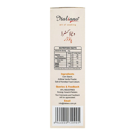 Italiano Vanilla Custard Powder, 275g - Image 4
