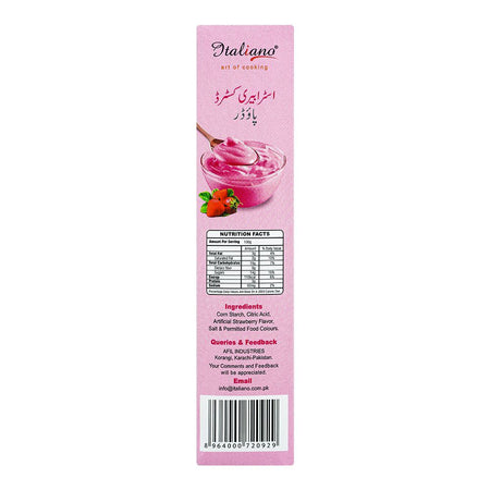 Italiano Strawberry Custard Powder, 275g - Image 4