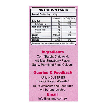 Italiano Strawberry Custard Powder, 275g - Image 5