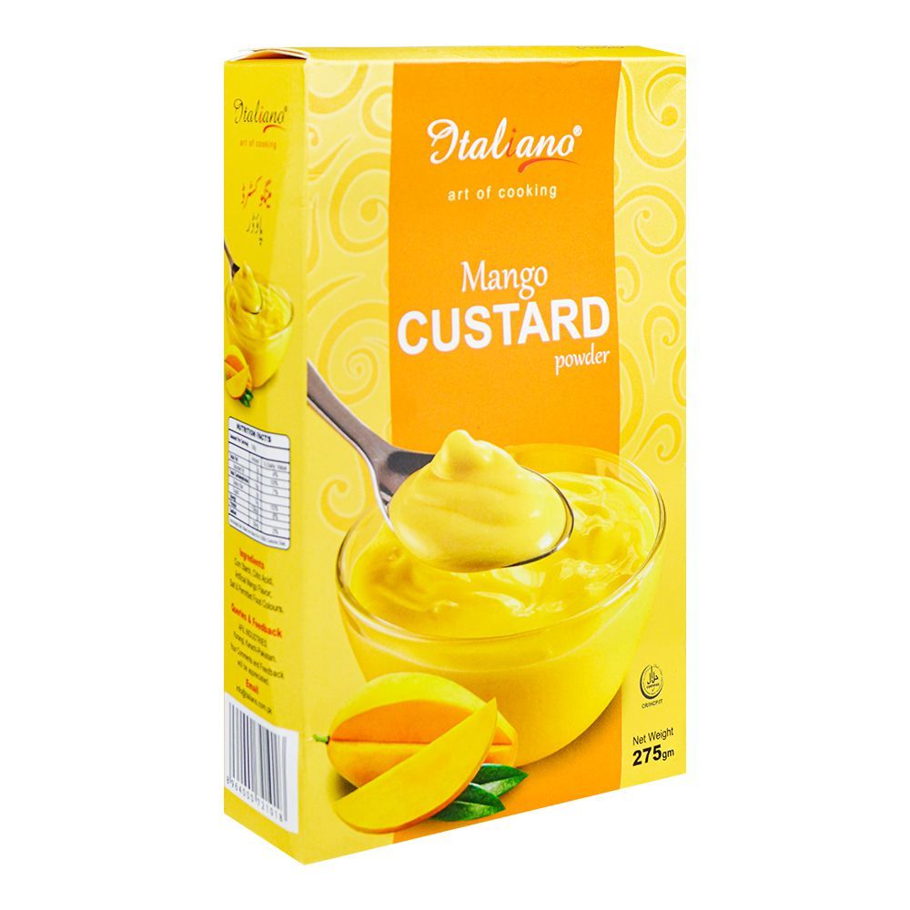 Italiano Mango Custard Powder, 275g - Main Image