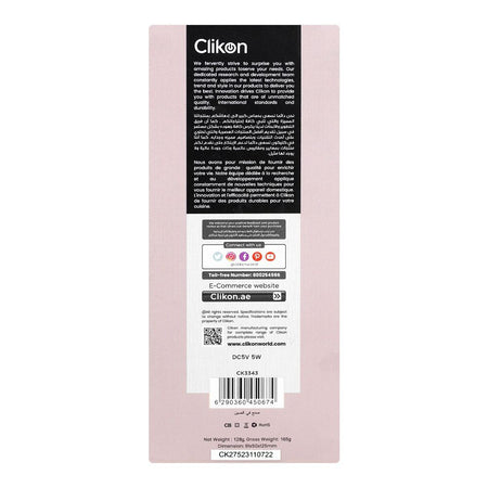 Clikon Intimate Lady Shaver, Charging Time 1 Hour, Washable, CK-3343 - Image 4