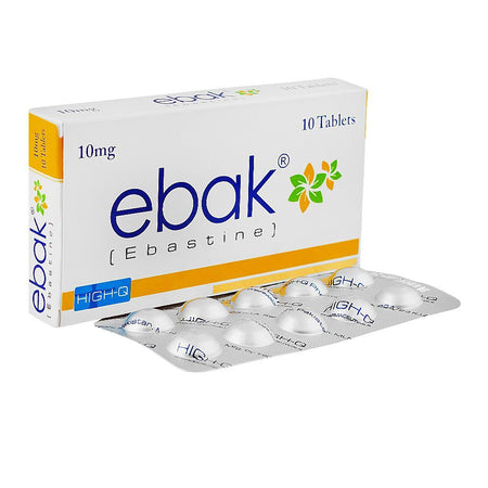 High-Q Pharmaceuticals Ebak Tablet, 10mg, 10-Pack - Main Image