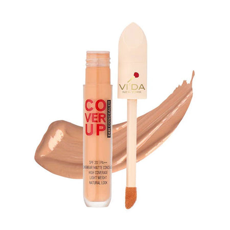 Vi'da New York Cover Up Concealer & Corrector, High Coverage, Lightweight, SPF 20, PA+++, 26 Deep - Main Image