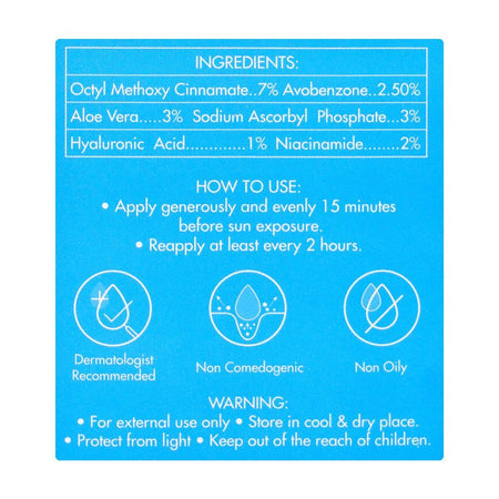 Cosderm Gia Sun Water Gel, SPF-100, PA+++, For All Skin Types, Hyaluronic Acid & Antioxidant, No White Cast - Image 3