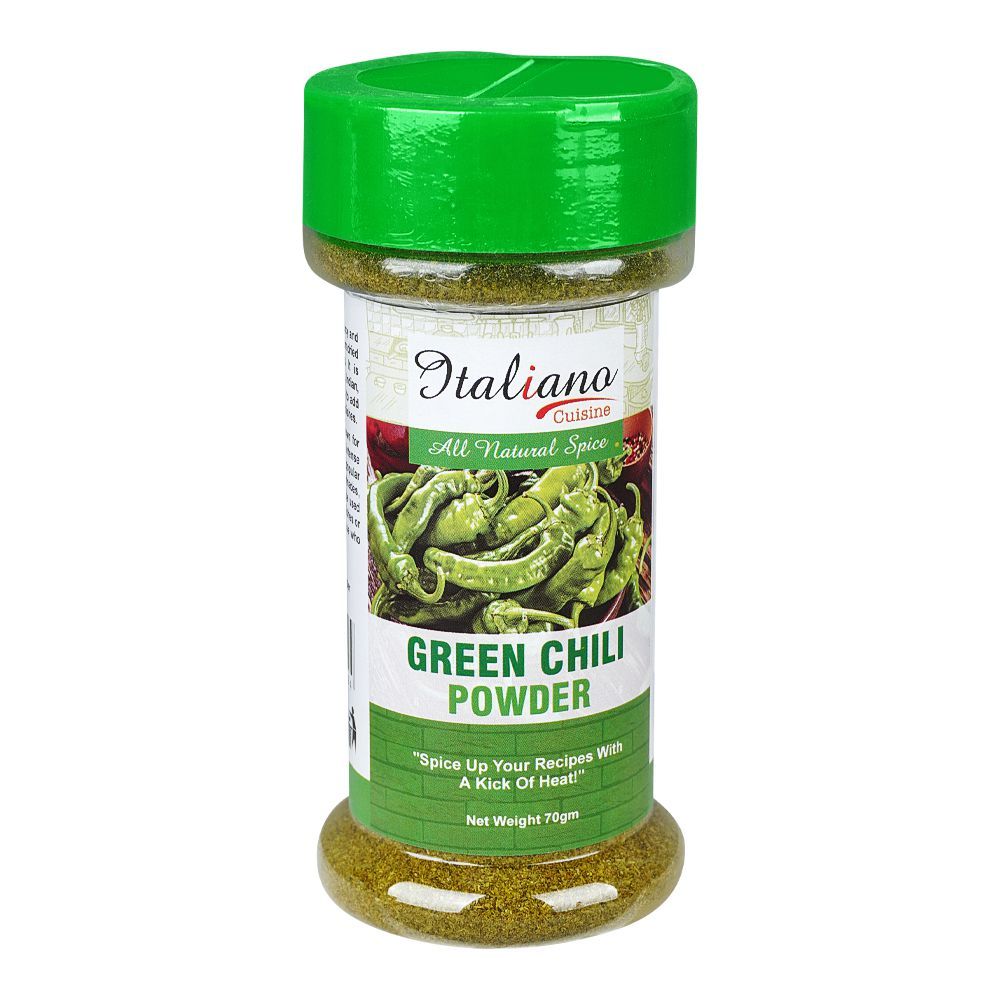 Italiano Green Chilli Powder, 70g - Main Image