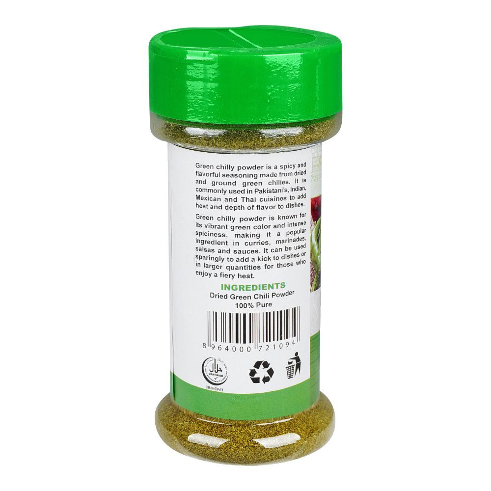 Italiano Green Chilli Powder, 70g - Image 2