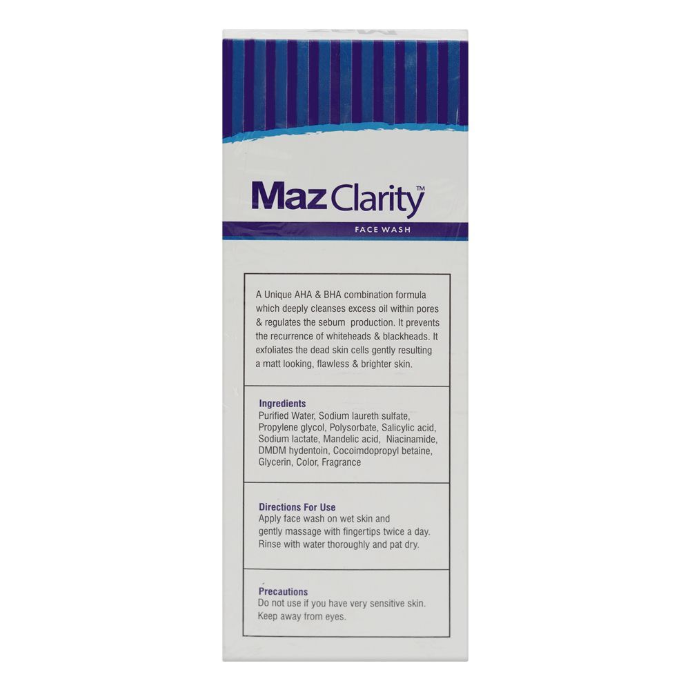 Mazclarity Anti Acne FaceWash, 50ml - Image 2