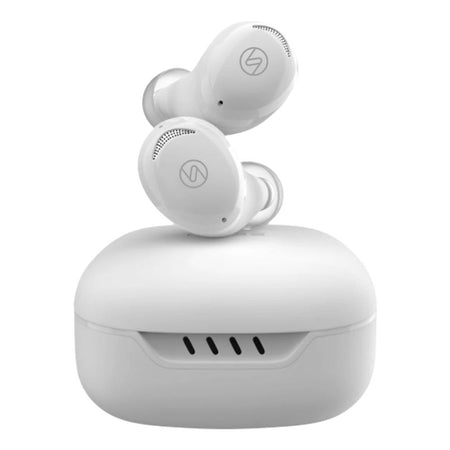 Zero Atom Z Dots ENC Wireless Earbuds, Upto 30 Hours Play Time, 380mAh Box Battery, 40mAh Earbuds Battery, Snow White - Image 2