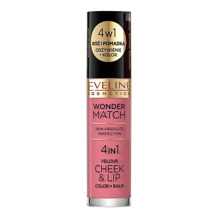 Eveline Wonder Match Skin Absolute Perfection 4in1 Velour Cheek & Lip Color+Balm, No. 04, 4.5ml - Image 2