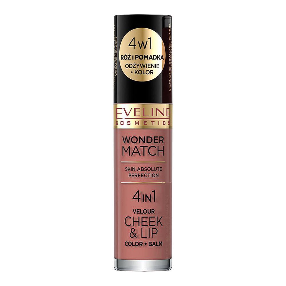 Eveline Wonder Match Skin Absolute Perfection 4in1 Velour Cheek & Lip Color+Balm, No. 05, 4.5ml - Image 2