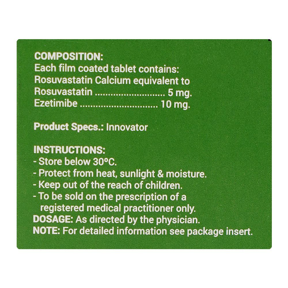 CCL Pharmaceuticals Crestat Ez Tablet, 5/10mg, 10-Pack - Image 3