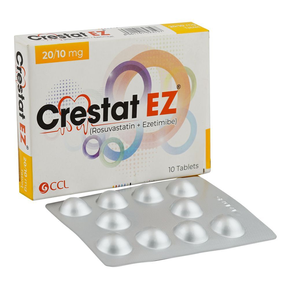 Crestat Ez 20/10mg Tablets, Box - Main Image