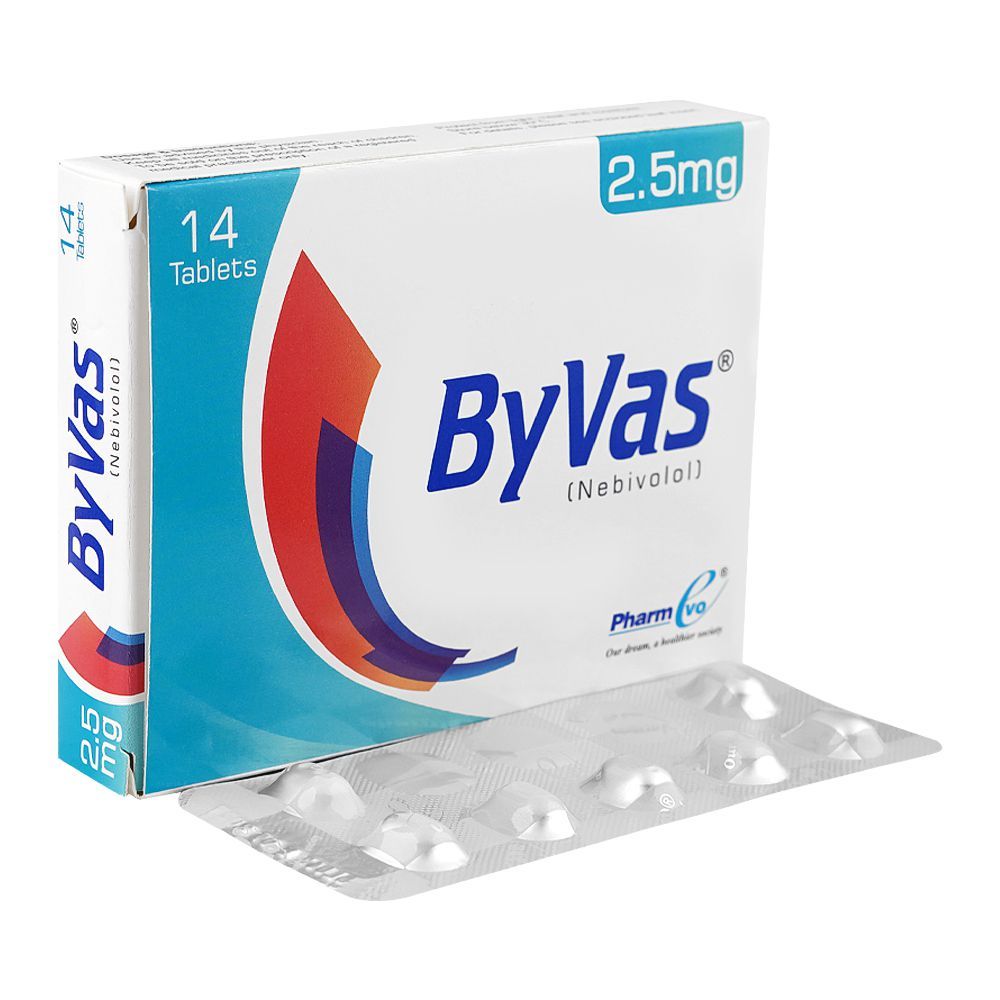 PharmEvo Byvas Tablet, 2.5mg, 14-Pack - Main Image