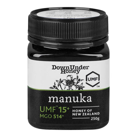 DownUnder Manuka Honey, UMF 15+, MGO-514+, 250g - Main Image