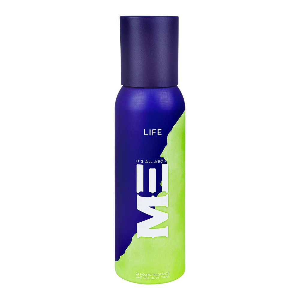 Me Life Gas Free Body Spray, For Men, 120ml - Main Image