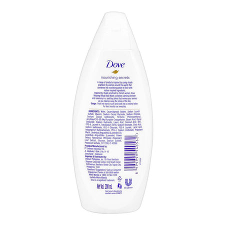 Dove Nourishing Secret Relaxing Ritual Body Wash, 200ml - Image 2