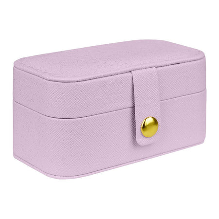 Mini Jewelry Storage Organizer Box For Rings, Earrings & Necklaces, Baby Pink, 101017 - Main Image