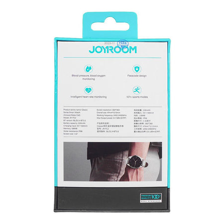 Joyroom Classic Series Smart Watch, Answer/Make Call, Champagne Gold, Water Resistance, JR-FC2 - Image 3
